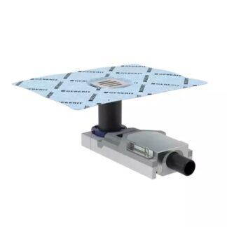 Geberit shower floor drain, for screed height at inlet 65–90 mm