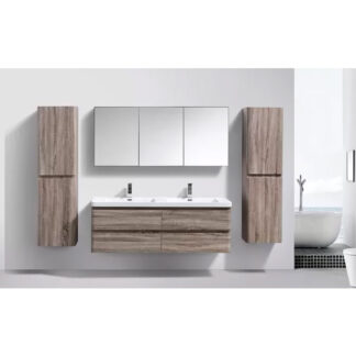 MILAN SILVER OAK side cabinet - 1500mm